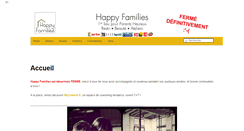 Desktop Screenshot of happyfamilies.fr
