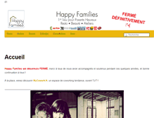 Tablet Screenshot of happyfamilies.fr